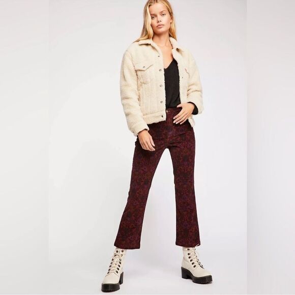 Free people Tailored Crop Cord Flares size 6 - Picture 8 of 8